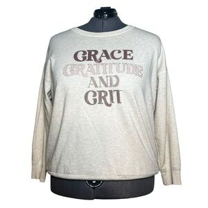 Maurices Grace and Grit Fleece Sweatshirt (Size 2X)